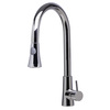Alfi Brand Polished SS Pull Down Sgl Hole Kitchen Faucet AB2034-PSS